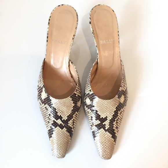 Bally Genuine Python Mule - Picture 2 of 6